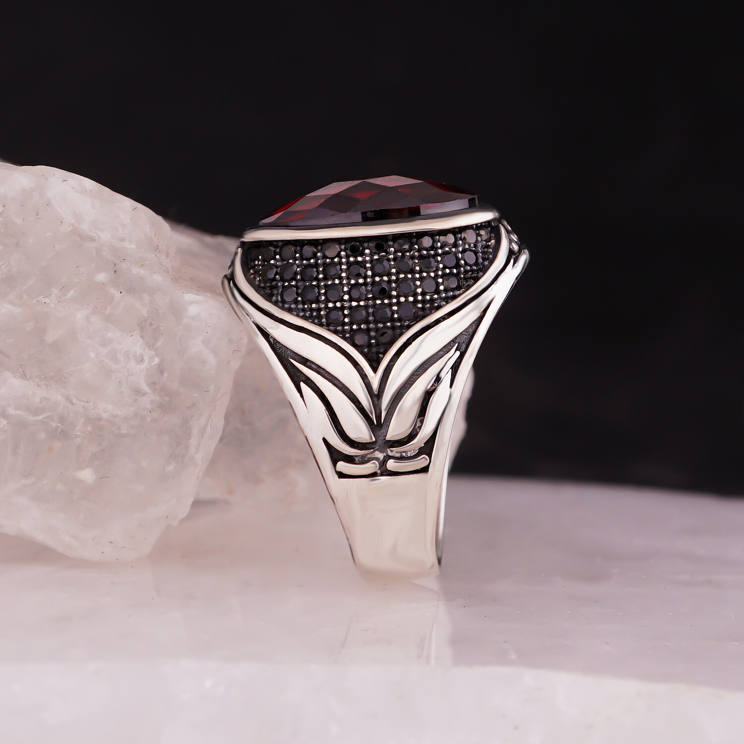Red Stone (6) - Ephesus Jewelry: Men's Rings - Touch of Modern