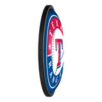 Texas Rangers // Round Slimline Lighted Wall Sign