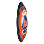 New York Mets // Round Slimline Lighted Wall Sign