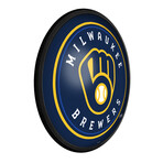 Milwaukee Brewers // Round Slimline Lighted Wall Sign