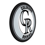 Colorado Rockies // Round Slimline Lighted Wall Sign