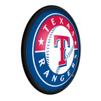 Texas Rangers // Round Slimline Lighted Wall Sign