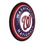 Washington Nationals // Round Slimline Lighted Wall Sign