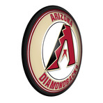 Arizona Diamondbacks // Round Slimline Lighted Wall Sign