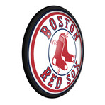 Boston Red Sox // Round Slimline Lighted Wall Sign