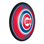 Chicago Cubs // Round Slimline Lighted Wall Sign