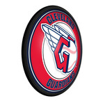 Cleveland Guardians // Round Slimline Lighted Wall Sign