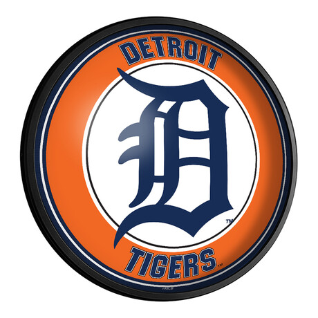 Detroit Tigers // Round Slimline Lighted Wall Sign
