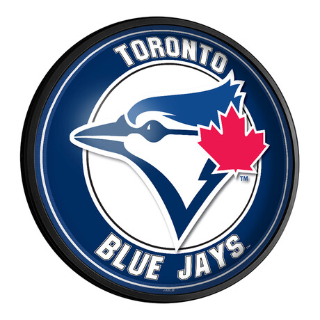 Toronto Blue Jays // Round Slimline Lighted Wall Sign