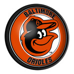 Baltimore Orioles // Round Slimline Lighted Wall Sign