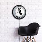 Chicago White Sox // Round Slimline Lighted Wall Sign