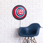 Chicago Cubs // Round Slimline Lighted Wall Sign