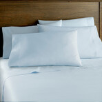 400 Thread Count Cotton Sateen 6-Piece Sheet Set // Sky Blue (60"L x 80"W x 18"H)