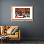 Boyz N Da Hood (Hiphop Legends) by Manasseh Johnson (16"H x 24"W x 1"D)