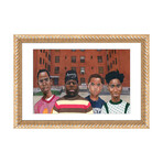 Boyz N Da Hood (Hiphop Legends) by Manasseh Johnson (16"H x 24"W x 1"D)