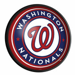 Washington Nationals // Round Slimline Lighted Wall Sign