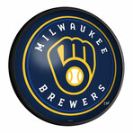 Milwaukee Brewers // Round Slimline Lighted Wall Sign