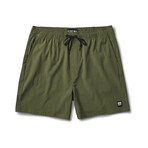 Fields Elastic Waist Walk Short // Olivine (M)