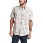 Manny Short Sleeve Button Up Work Shirt // Almond Milk (L)