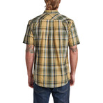 Pardy Short Sleeve Button Up Work Shirt // Fennel Seed (2XL)