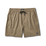 Fields Elastic Waist Walk Short  // Kelp (M)