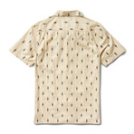 Craig Short Sleeve Button Up Camp Shirt // Almond Milk (XL)