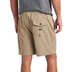 Fields Elastic Waist Walk Short  // Kelp (S)