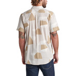 Durant Short Sleeve Button Up Woven Shirt // Almond Milk (2XL)