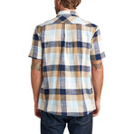 Dodge Short Sleeve Button Up Woven Shirt // Insignia Blue (2XL)