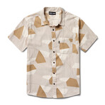 Durant Short Sleeve Button Up Woven Shirt // Almond Milk (2XL)