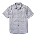 Manny Short Sleeve Button Up Work Shirt // Indigo Blue (S)