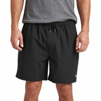 Fields Elastic Waist Walk Short // Caviar (S)