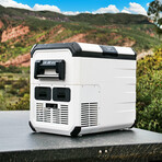 UR35W 37QT/35L // Powered Electric Fridge Freezer // Powered by LG Compressor // 12V/24V Portable Battery // 2 Batteries Included