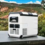 UR45W 48Q/45L // Powered Electric Fridge Freeze // Powered by LG Compressor // 12V/24V Portable Battery // 2 Batteries Included