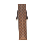 Louis Vuitton // Leather Sac Plat Damier Ebene Bag // Brown // Pre-Owned