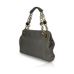 Bulgari // Monete Leather Bag // Gray // Pre-Owned