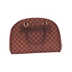 Louis Vuitton // Leather Nolita Damier Ebene Bag // Brown // Pre-Owned