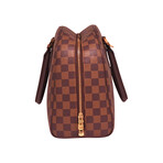 Louis Vuitton // Leather Nolita Damier Ebene Bag // Brown // Pre-Owned