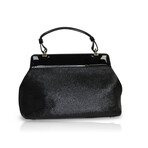 Bulgari // Isabella Rossellini Leather Bag // Black // Pre-Owned