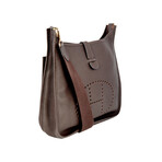 Hermes // Leather Taurillon Clemence Evelyne PM Shoulder Bag // Brown // Pre-Owned