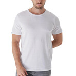 Regular Fit w/ Sleeve & Back Detail Shirt // White (XL)