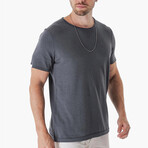 Regular Fit w/ Sleeve & Back Detail Shirt // Smoked (S)