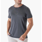 Regular Fit w/ Sleeve & Back Detail Shirt // Smoked (S)