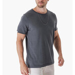Regular Fit w/ Sleeve & Back Detail Shirt // Smoked (L)