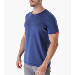 Regular Fit w/ Sleeve & Back Detail Shirt // Navy (2XL)
