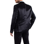 Satin Blazer // Black (US: 46R)