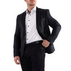 Micro Zig-Zag Blazer // Black (US: 46R)