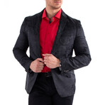 Jacquard Blazer // Black (US: 40R)