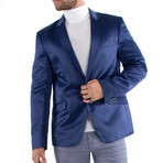 Satin Blazer // Navy (US: 48R)