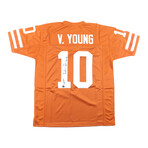 Vince Young Signed Texas Longhorns Jersey & Major Applewhite Signed Texas Longhorns Jersey